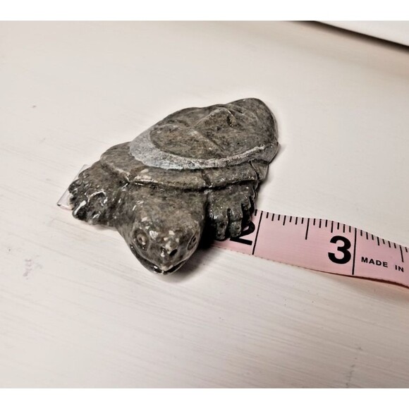 Face And Turtle As One-Carving Signed Dowhandree Sculpture - Picture 3 of 7